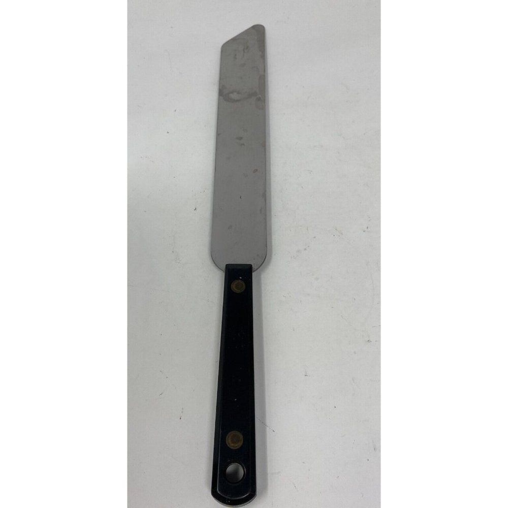 Vintage Luxor Frosting Spreader Spatula Black Handle Stainless Angled Tip
